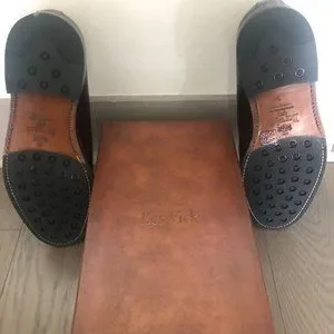 Berwick Burgundy Leather Derby Shoes Size 46.5 EU (LIKE NEW! WORN ONCE) Berwick | Shoes | Berwick Burgundy Leather Derby Shoes Size  main image 3